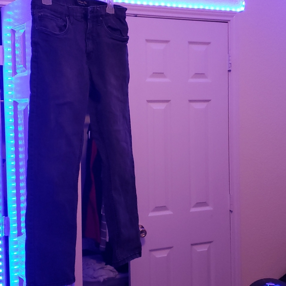 Men's dark gray jeans